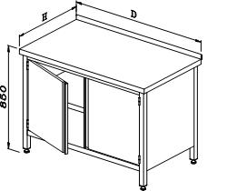 Skříňový stůl SS 42.1